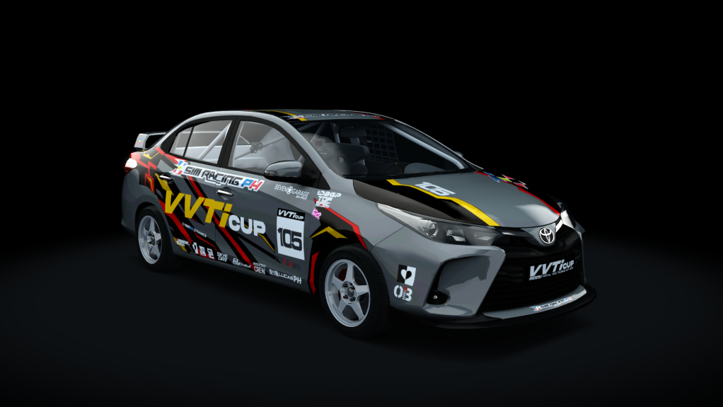 Toyota Vios - SRPH VVT-i Cup 2022, skin R.Alojado