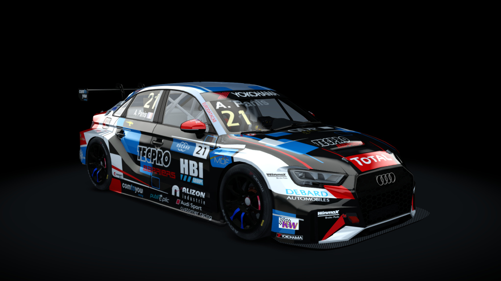 Audi RS3 LMS TCR Preview Image